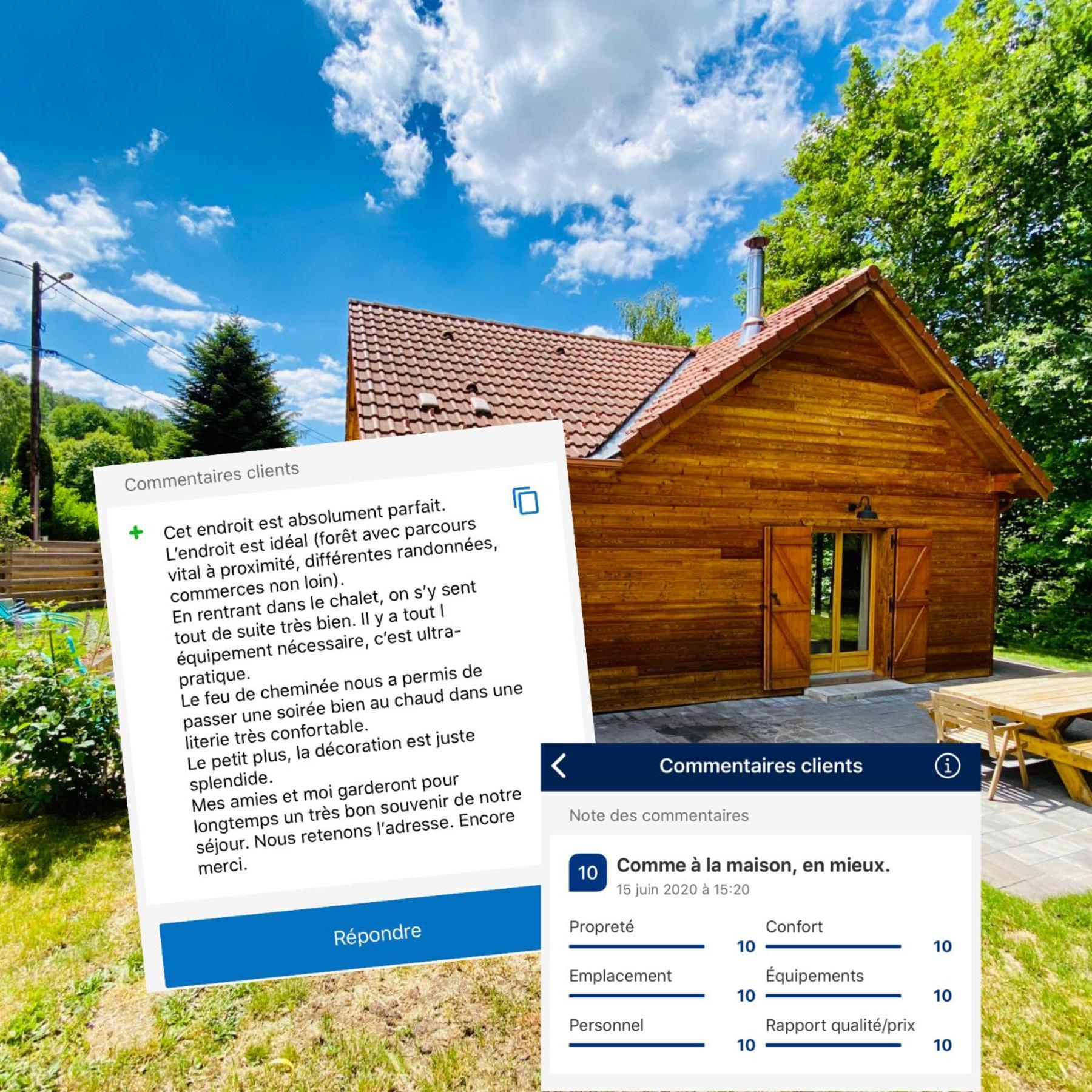 Le Hygge Chalet Gérardmer-Spa Anould Exterior foto